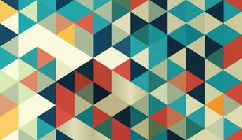 abstract triangle background vector