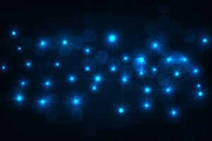 Vector technology abstract background. Hi-tech commucation concept.