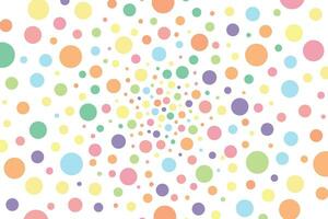 Colorful pattern of colored dots vector