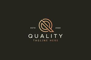 Premium Monogram Letter Q Logo vector