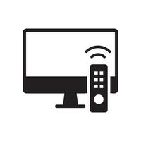 Smart television remote control symbol icon vector design illustration