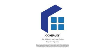 Real Estate and Property Logo Design for graphic designer or web developer vector