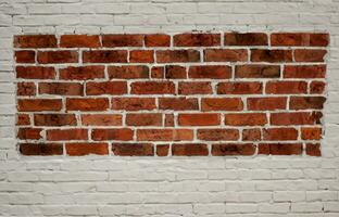 Brick wall background photo