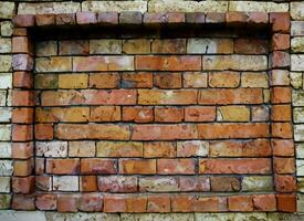 Brick wall background photo