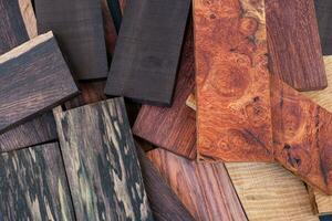 Set of Rosewood Ebony Black and White wood timber natural photo
