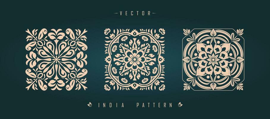 Indian traditional pattern Asian pattern
