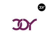 Letter COY Monogram Logo Design vector