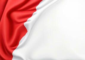 Indonesia Flag background with copy space. AI Generative photo