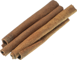 cinnamon cut out on transparent background. png