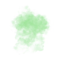 abstrakt borsta grön rök png