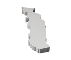 ir 3d mapa geografía cartografía y topología 3d ilustración png