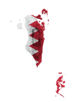 bahrain Karta bahrain flagga skuggad lättnad Färg höjd Karta 3d illustration png