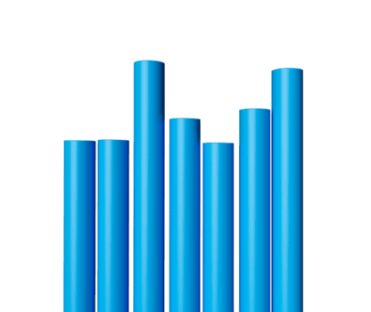 conexão de tubo de pvc azul tubos de pvc para ilustração 3d de água potável png