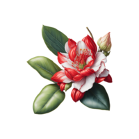 acuarela flor, ai generado png