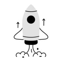 Trendy Project Launch vector