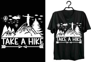 Hiking Svg T-shirt Design. Funny Gift Item Hiking T-shirt Design For Hikers. Typography, Custom, Vector t-shirt design. World All Hiker T-shirt Design.