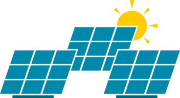 blu solare cellula o solare pannello griglia modulo giallo sole energia energia l'ambiente amichevole pulito energia png