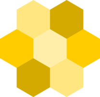 mignonne Jaune nid d'abeille sucré mon chéri abeille hexagone png