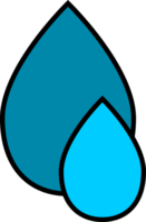 Blue water drop png