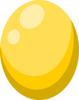 Golden yellow egg png