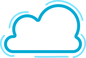 Cute cloud sky png