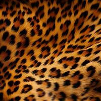 realistic leopard, gypard fur texture. generated AI photo