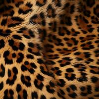 realistic leopard, gypard fur texture. generated AI photo