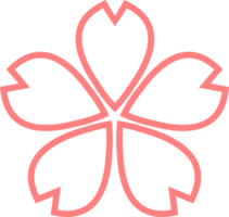 sakura bloemen met bloemblaadjes Japans stijl png