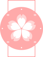 sakura fiori con petali giapponese stile png