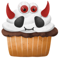 halloween cupcake character png