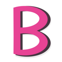 roze brief b png