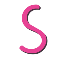 rosa lettera S png