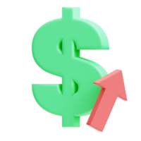 dollar sign with arrow and dollar sign icon on transparent background png