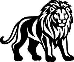 Lion - Minimalist and Flat Logo - Vector illustration