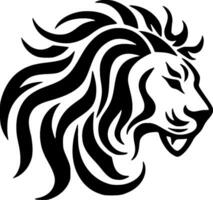 Lion - Minimalist and Flat Logo - Vector illustration