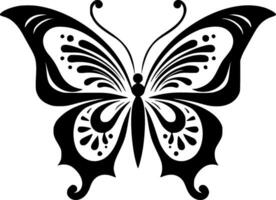 Butterfly, Minimalist and Simple Silhouette - Vector illustration