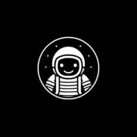 Astronaut, Minimalist and Simple Silhouette - Vector illustration