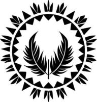 Boho, Minimalist and Simple Silhouette - Vector illustration