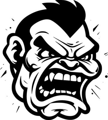 Zombie - Minimalist and Flat Logo - Vector illustration