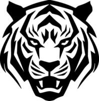 tigre, minimalista y sencillo silueta - vector ilustración