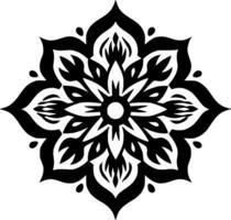 Mandala, Minimalist and Simple Silhouette - Vector illustration