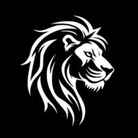 Lion, Minimalist and Simple Silhouette - Vector illustration