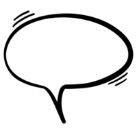 Speech bubble element design for digital media, websites, templates. png