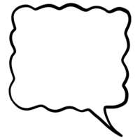 Speech bubble element design for digital media, websites, templates. png