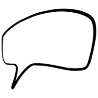 Speech bubble element design for digital media, websites, templates. png