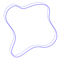 bleu abstrait ligne png