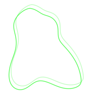 Green Abstract Line png