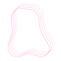 Rosa abstrakt Linie png