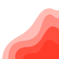 Red Wavy Border Frame png