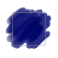 Line Frame With Blue Brush Background png